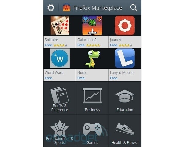 Mozilla, Firefox OS, Firefox Marketplace